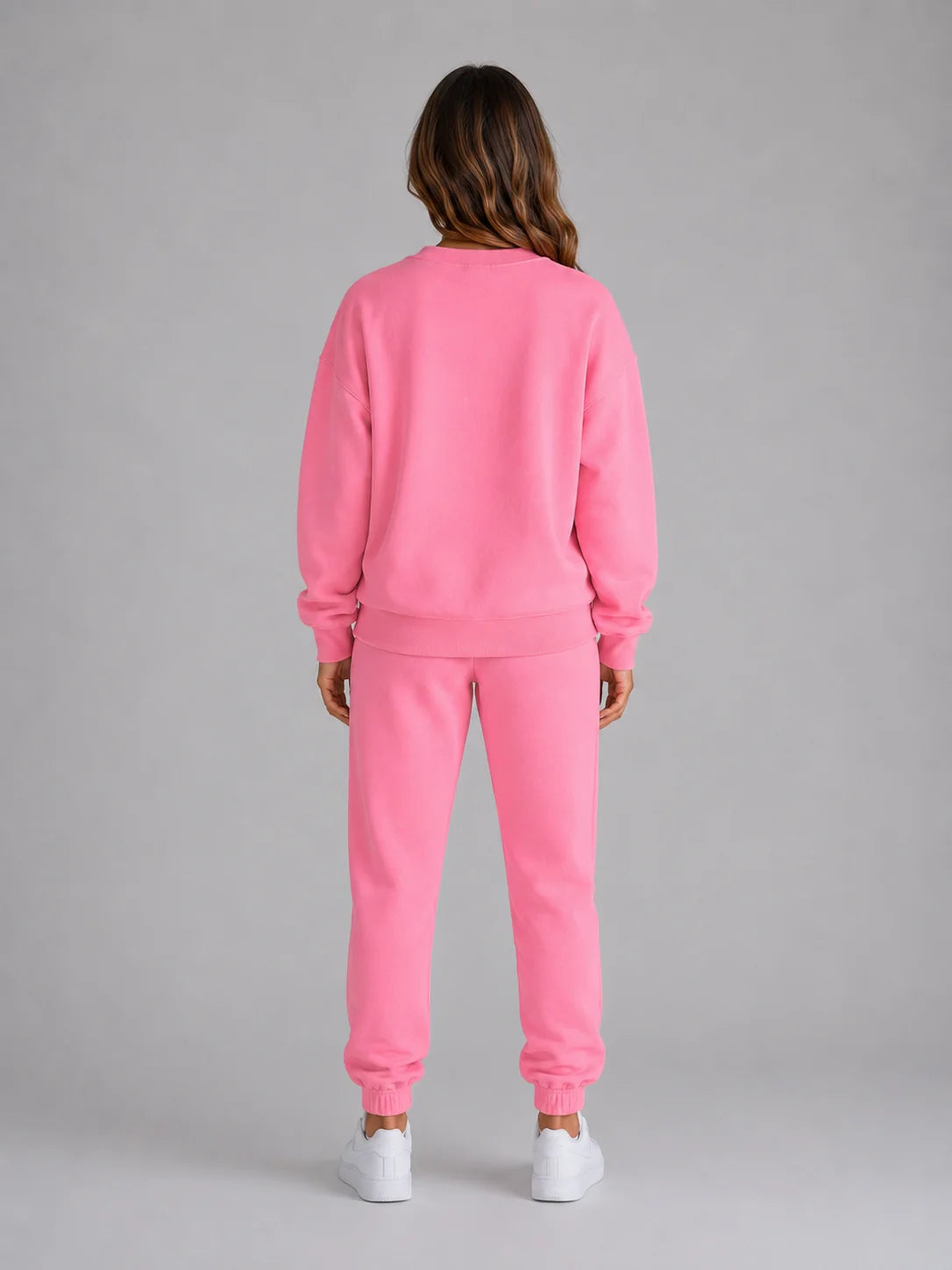 Paloma | Women's Co-ord Set Oversized Tracksuit Crew Neck Sweatshirt Cuffed Joggers Two-Piece Soft Cosy Warm Relaxed Loungewear