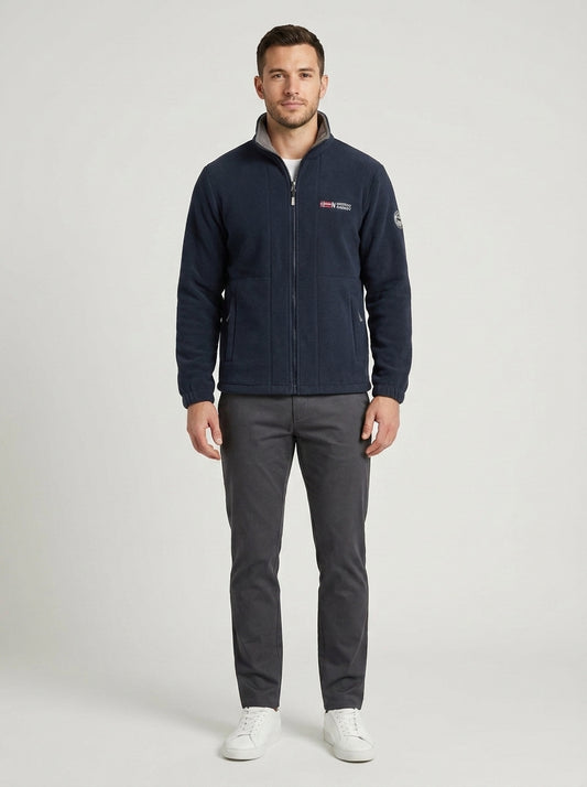 Henry | Men's Jacket Sherpa-Lined Utility Casual Warm Button-Front Structured Cosy Everyday Cold-Weather Outerwear - Front [Lystr 6a7e2e31e363525d93c1f403:front]
