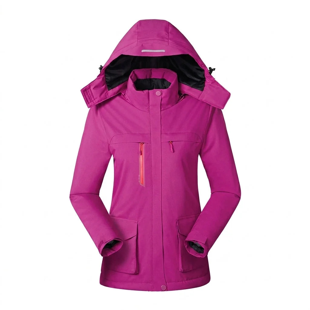 Sarai | Women's Heated Jacket USB Fleece-Lined Winter Warm Insulated Padded Functional Casual Everyday Outdoor Autumn Winter