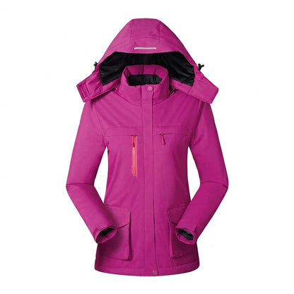 Sarai | Women's Heated Jacket USB Fleece-Lined Winter Warm Insulated Padded Functional Casual Everyday Outdoor Autumn Winter