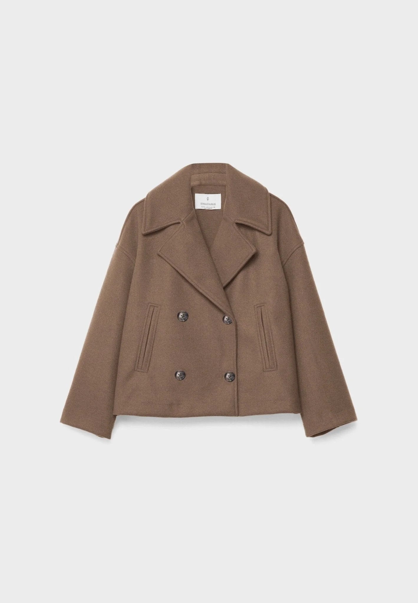 Madison | Women's Jacket Double-Breasted Tailored Structured Buttoned Smart Chic Occasion Office Everyday Autumn Winter Layering