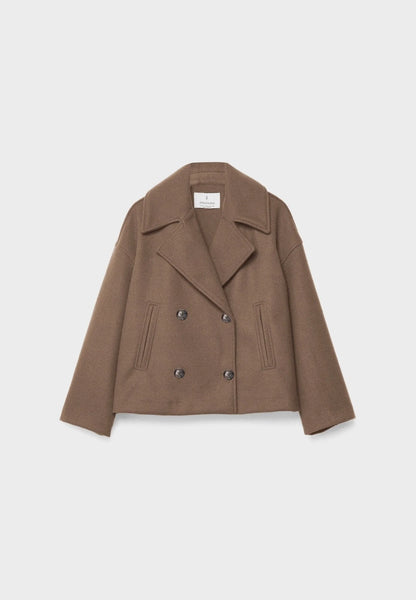 Madison | Women's Jacket Double-Breasted Tailored Structured Buttoned Smart Chic Occasion Office Everyday Autumn Winter Layering