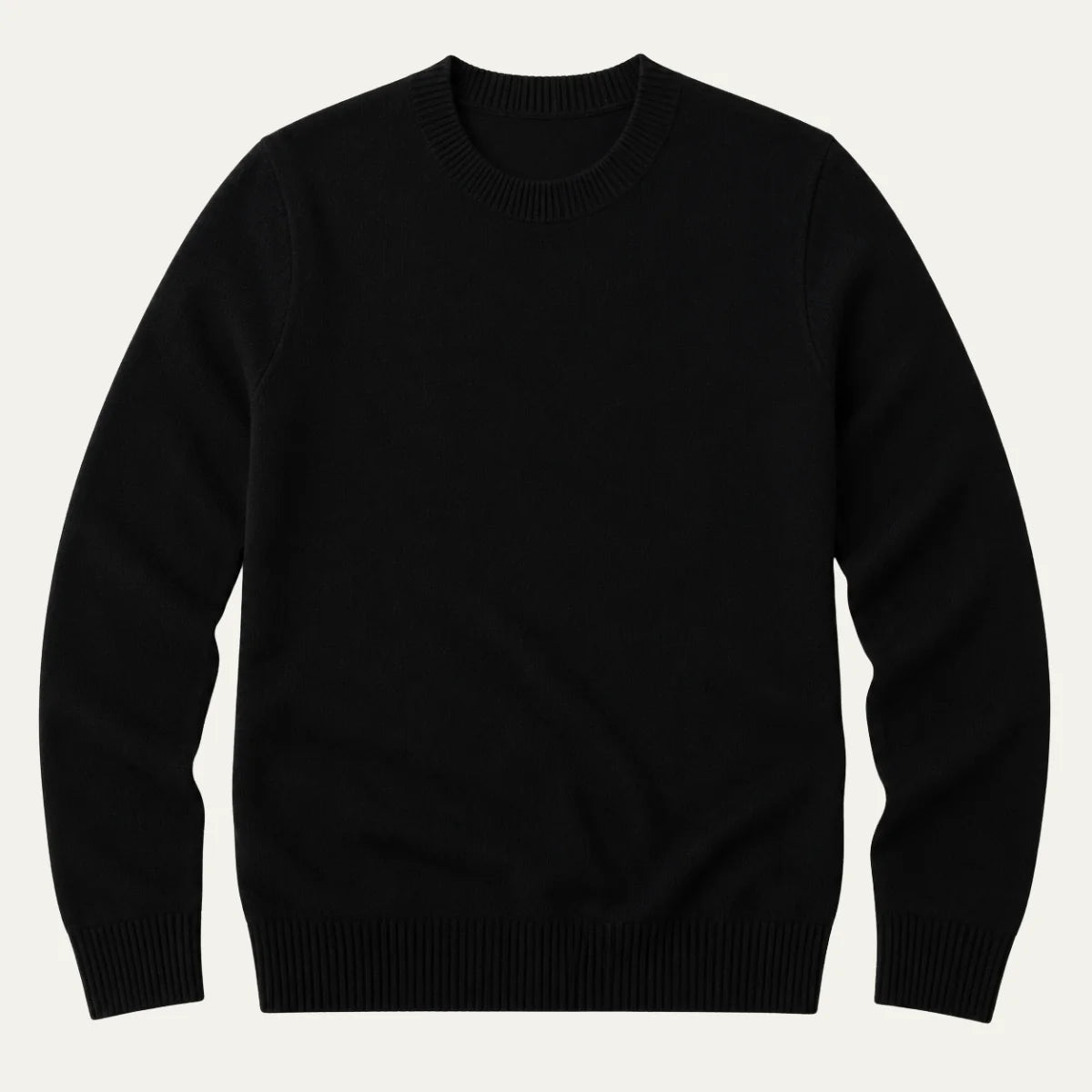 Leander | Men's Crew Neck Sweater Classic Soft Breathable Knit Warm Timeless Smart Casual Everyday Layering Autumn Winter Knitwear
