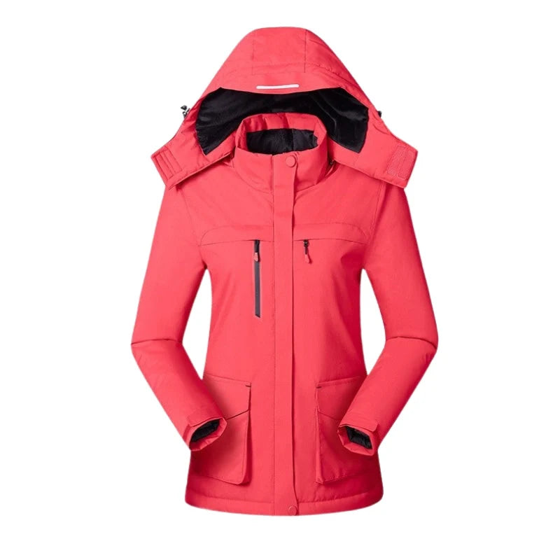 Sarai | Women's Heated Jacket USB Fleece-Lined Winter Warm Insulated Padded Functional Casual Everyday Outdoor Autumn Winter