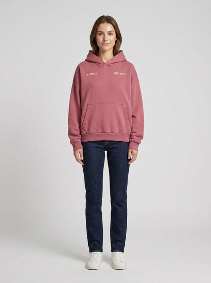 Maria | Women's Hoodie Soft Cotton-Blend Relaxed Drawstring Hood Cosy Warm Casual Everyday Loungewear Layering Autumn Winter - Front [Lystr 6a8572e82208118807881c1d:front]