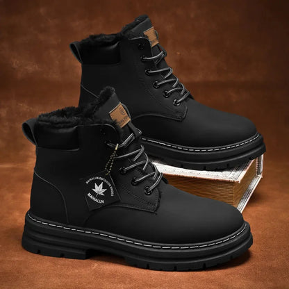 Arjun | Men's Snow Boots Cosy Fur-Lined Insulated Warm Grippy Sole Durable Winter Casual Everyday Outdoor Weather-Resistant