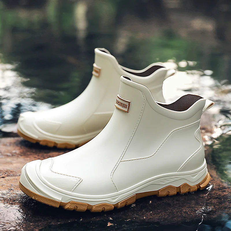 Valentine | Men's Rain Boots Waterproof Slip-On Non-Slip Durable Sole Outdoor Functional Casual Everyday Autumn Winter