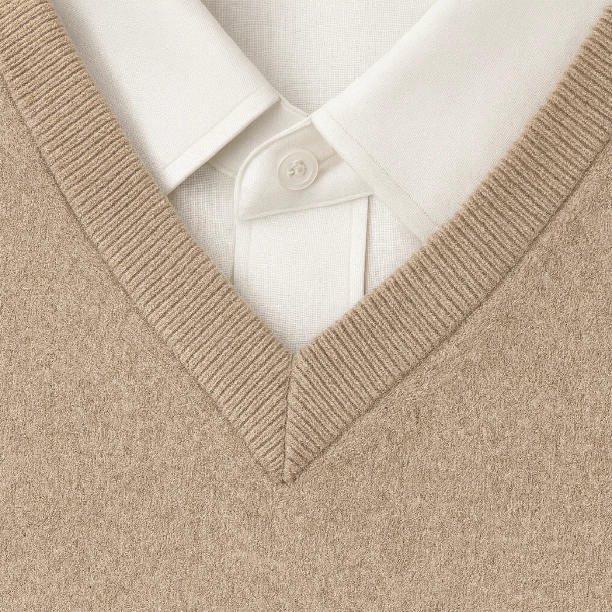 Benedict | Men's Wool Sweater Premium Soft Knit Warm Refined Timeless Smart Casual Everyday Layering Autumn Winter Knitwear Cosy