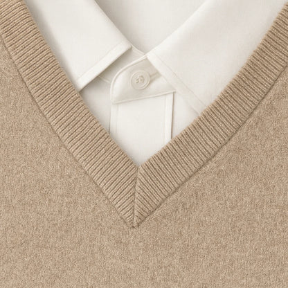 Benedict | Men's Wool Sweater Premium Soft Knit Warm Refined Timeless Smart Casual Everyday Layering Autumn Winter Knitwear Cosy