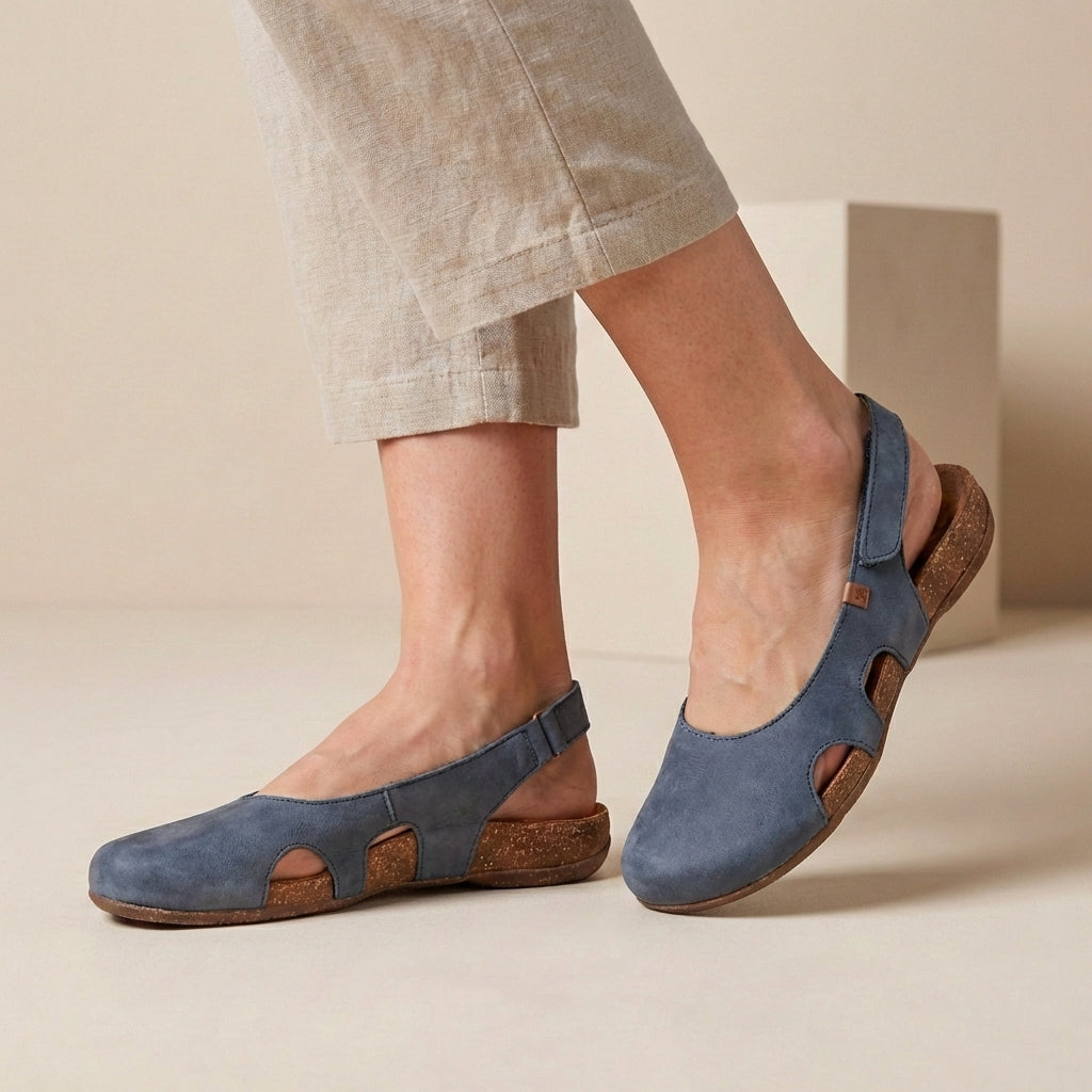 Women's Closed Toe Slingback Sandals Comfort Fit