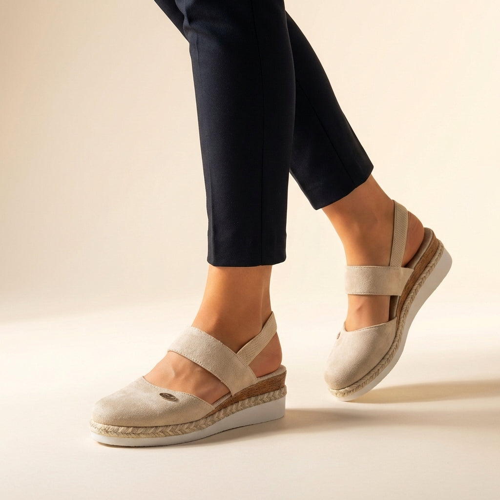 Women's Platform Espadrille Sandals Comfort Fit