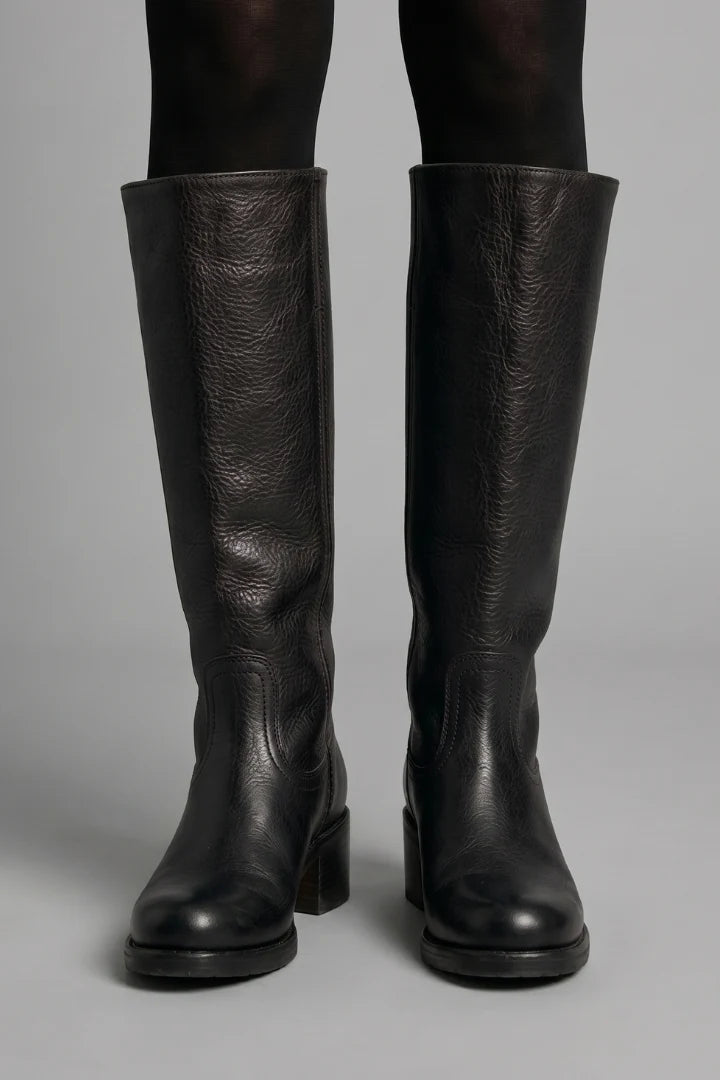 Melody | Women's Boots Orthopaedic Mid-Calf Shaft Rounded Toe Structured Heel Cushioned Comfort Pull-On Everyday Autumn Winter