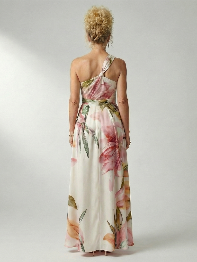 Women's Light Floral Print Maxi Dress