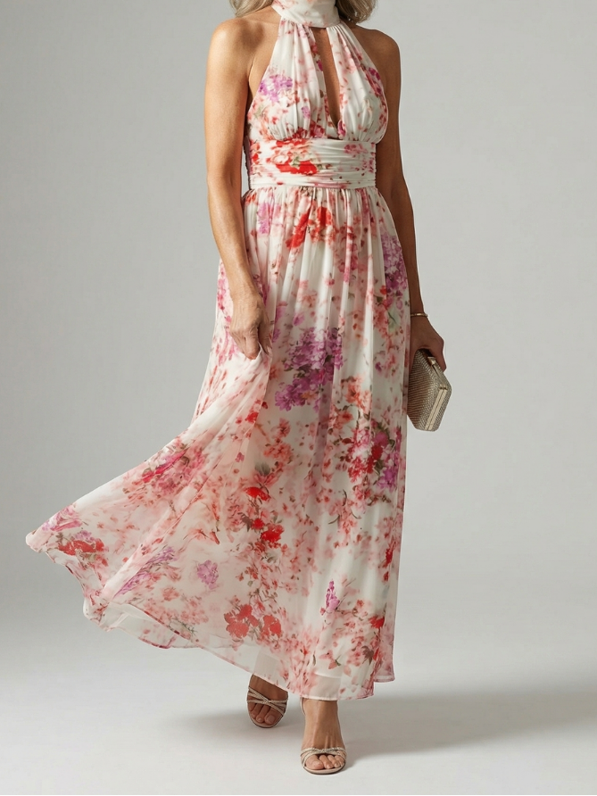 Women's Easy Flow Floral Maxi Dress