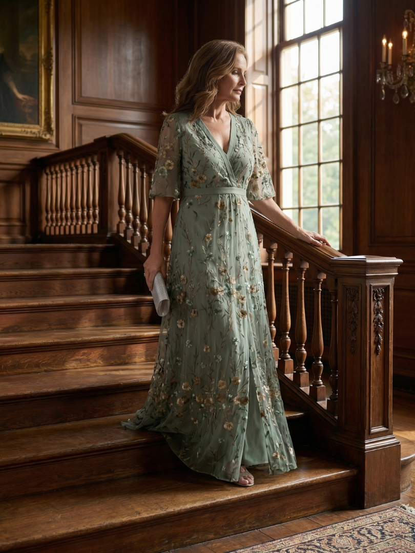 Women's Halter Neck Floral Flow Maxi Dress