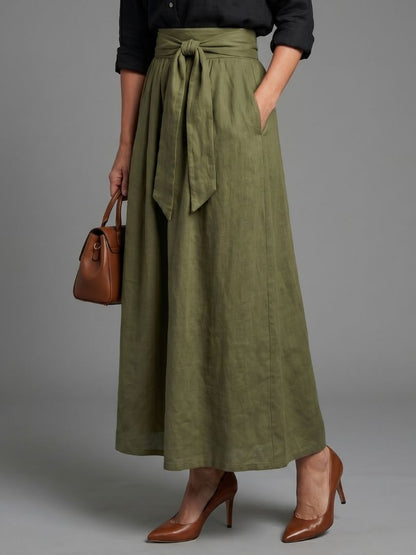 Women's Two Piece Set Blouse and Midi Skirt