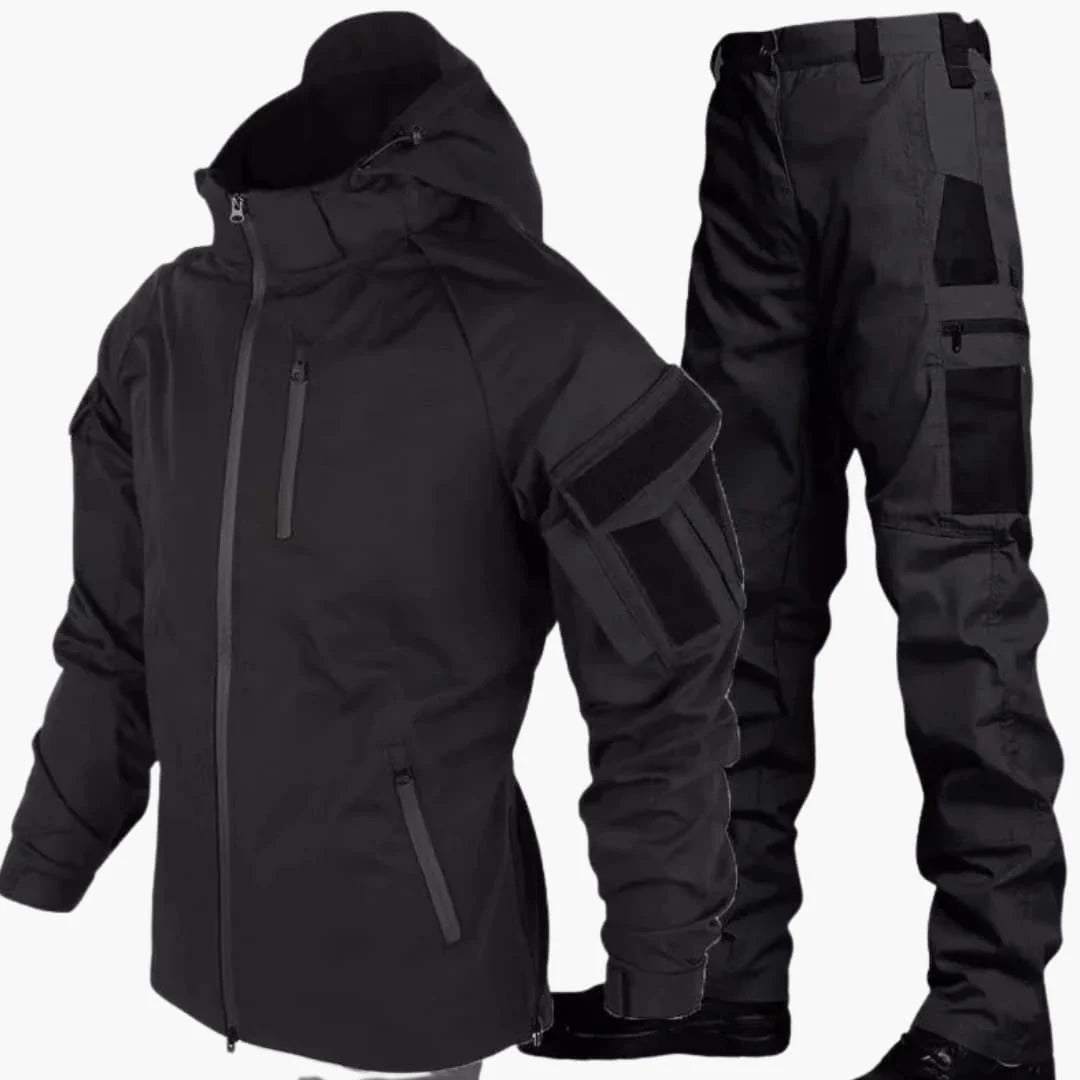 Brady | Men's Co-ord Set Outdoor High Collar Zip Jacket Trousers Two-Piece Insulated Warm Technical Functional Snow Winter