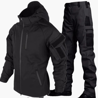 Brady | Men's Co-ord Set Outdoor High Collar Zip Jacket Trousers Two-Piece Insulated Warm Technical Functional Snow Winter