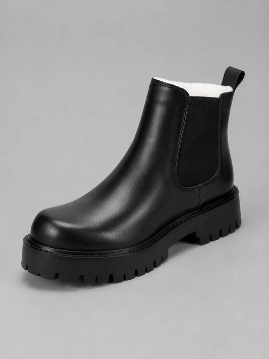 Alonzo | Men's Chelsea Boots Chunky Slip-On Thick Sole Smart Casual Structured Refined Everyday Autumn Winter Durable Versatile