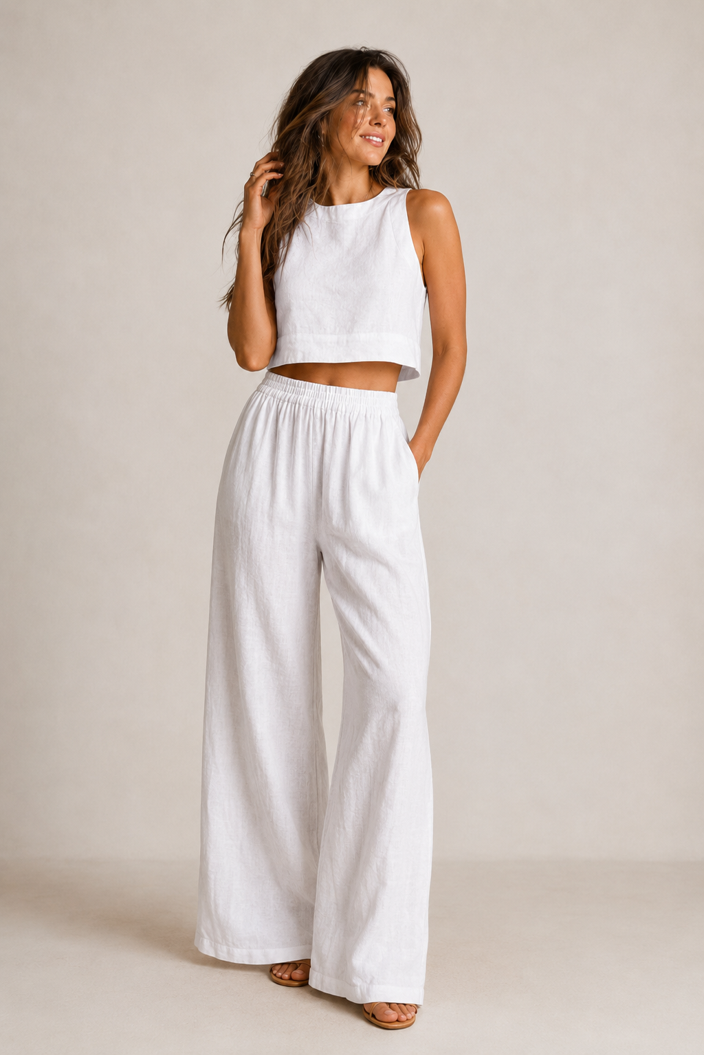Women's Cotton Two Piece Summer Set