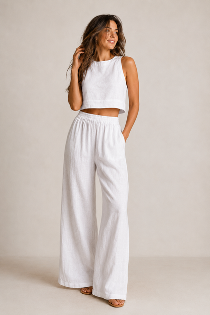 Women's Cotton Two Piece Summer Set