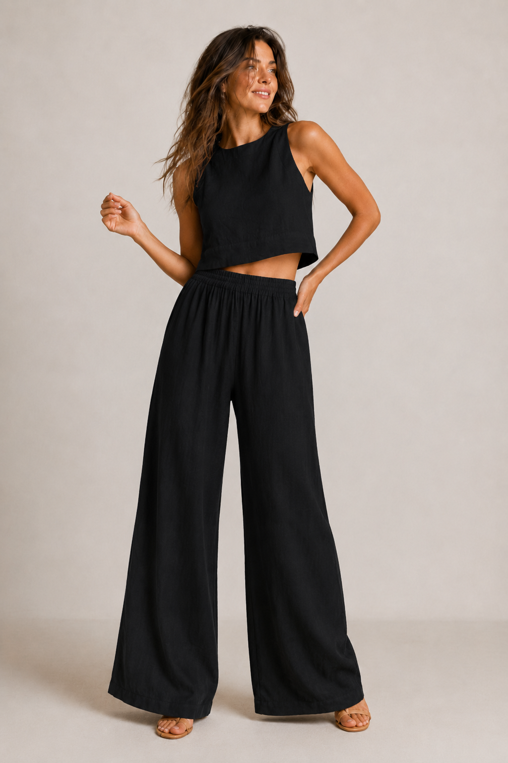 Women's Cotton Two Piece Summer Set