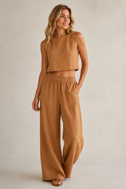 Women's Cotton Two Piece Summer Set