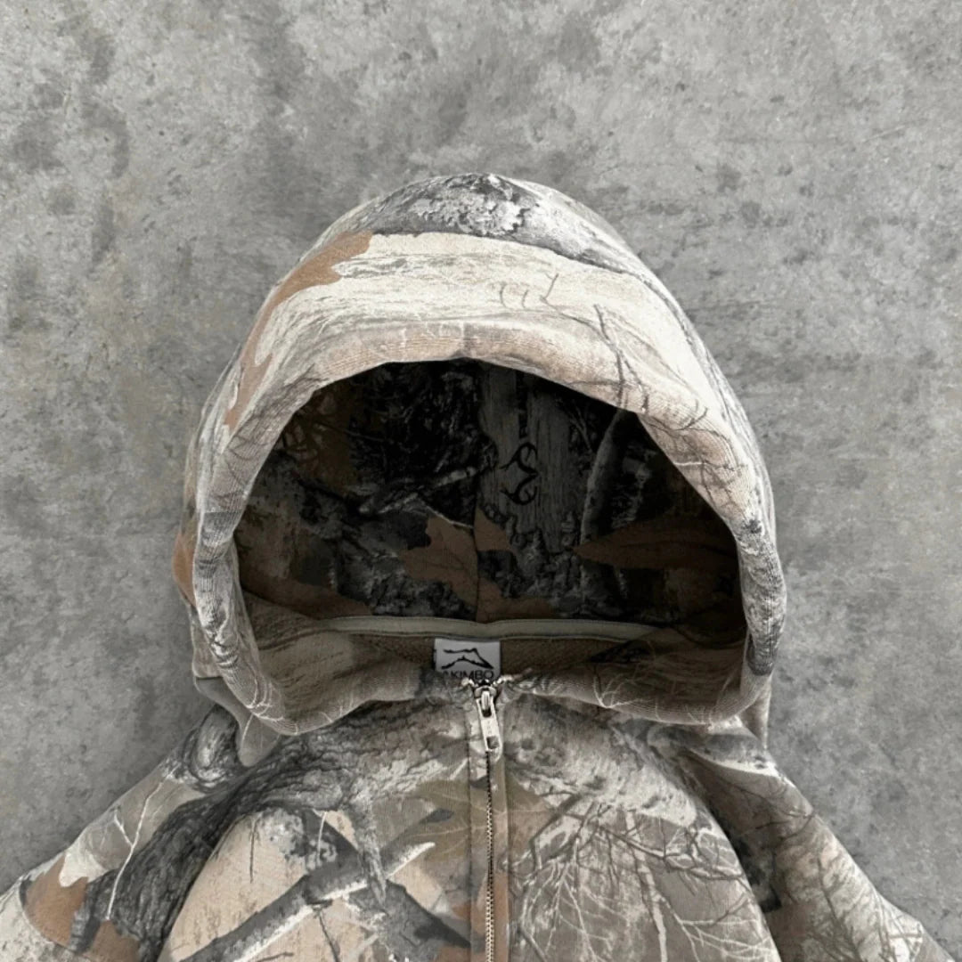 Men’s Camouflage Hoodie With and Without Zipper