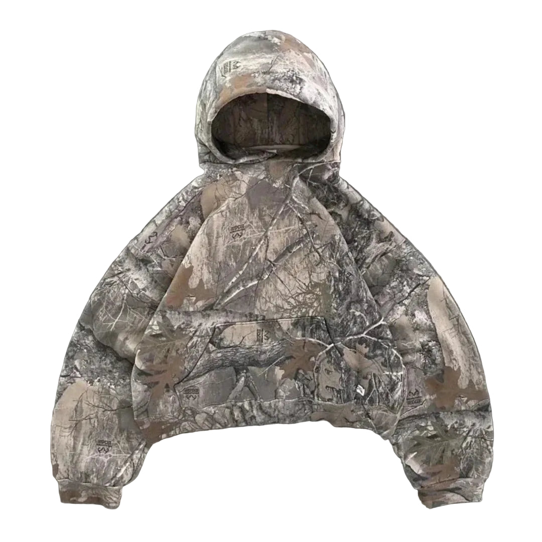 Men’s Camouflage Hoodie With and Without Zipper
