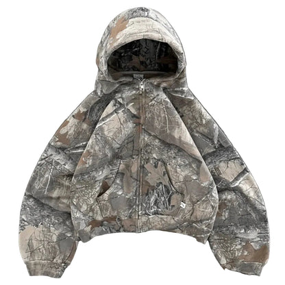 Men’s Camouflage Hoodie With and Without Zipper