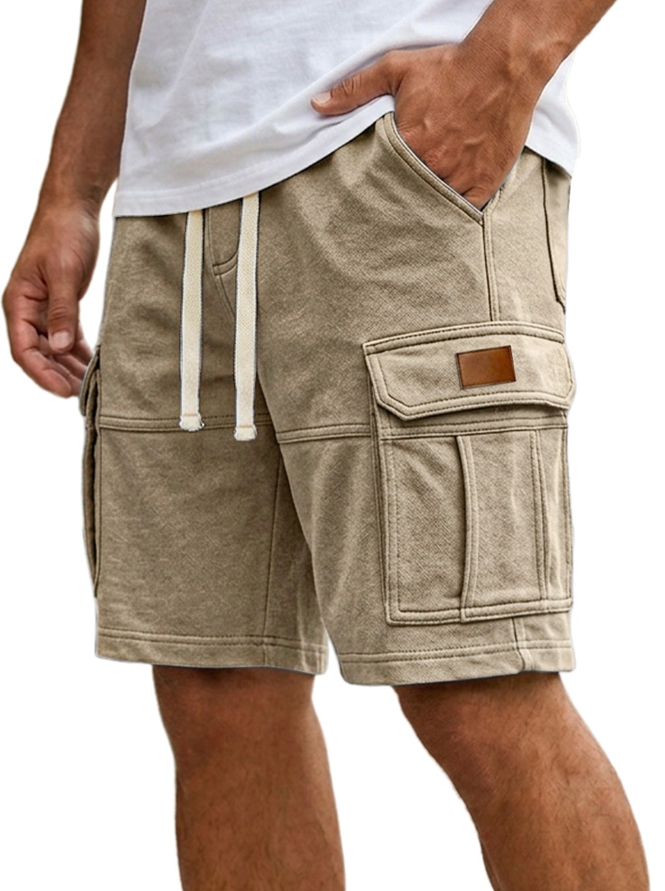 Men's Cargo Shorts with Multiple Pockets