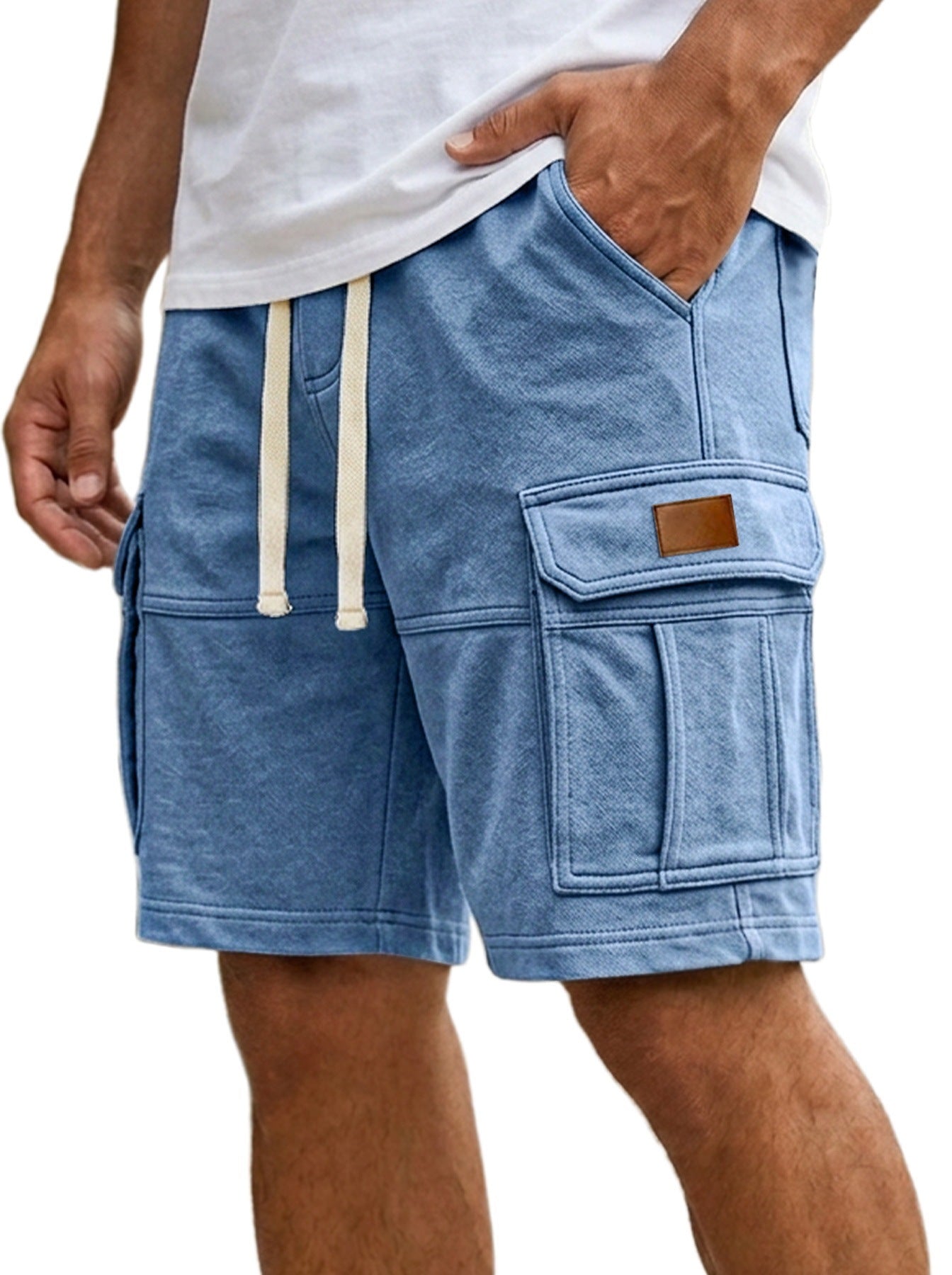 Men's Cargo Shorts with Multiple Pockets