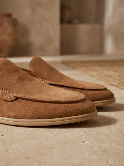 Men's Classic Clean Suede Loafers