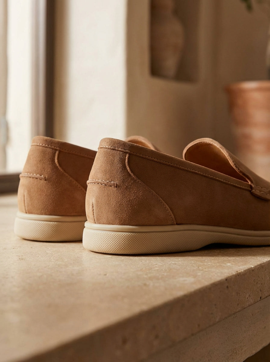 Men's Classic Clean Suede Loafers