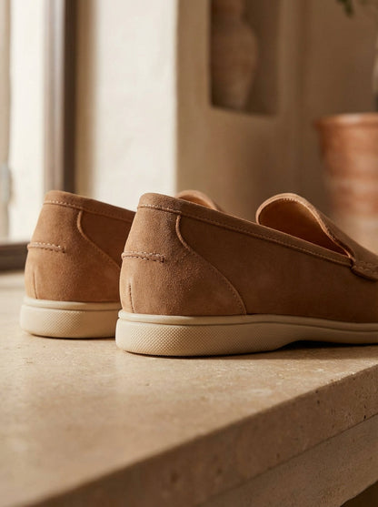 Men's Classic Clean Suede Loafers