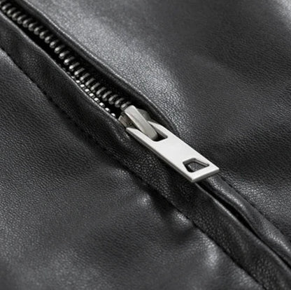 Men’s Classic Faux Leather Jacket