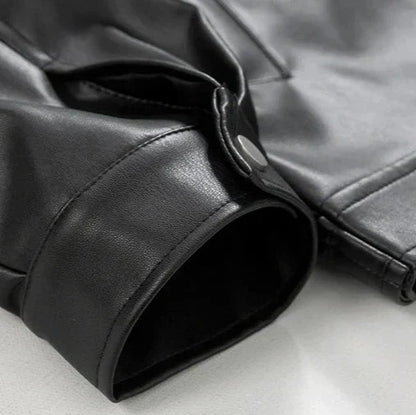 Men’s Classic Faux Leather Jacket