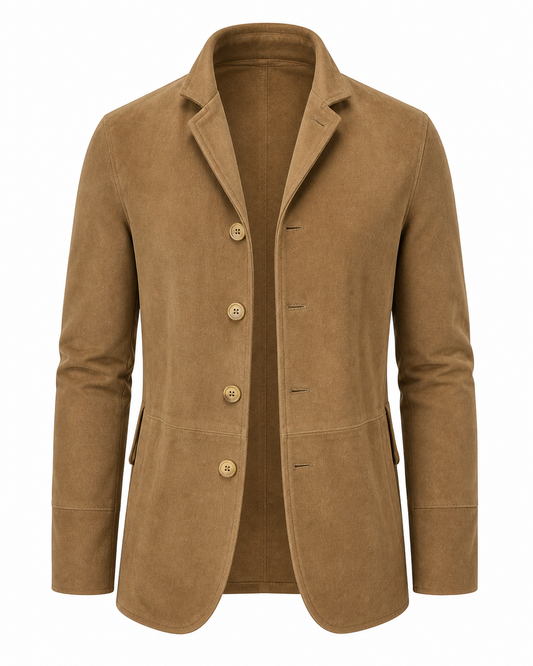 Men's Classic Single-Button Blazer