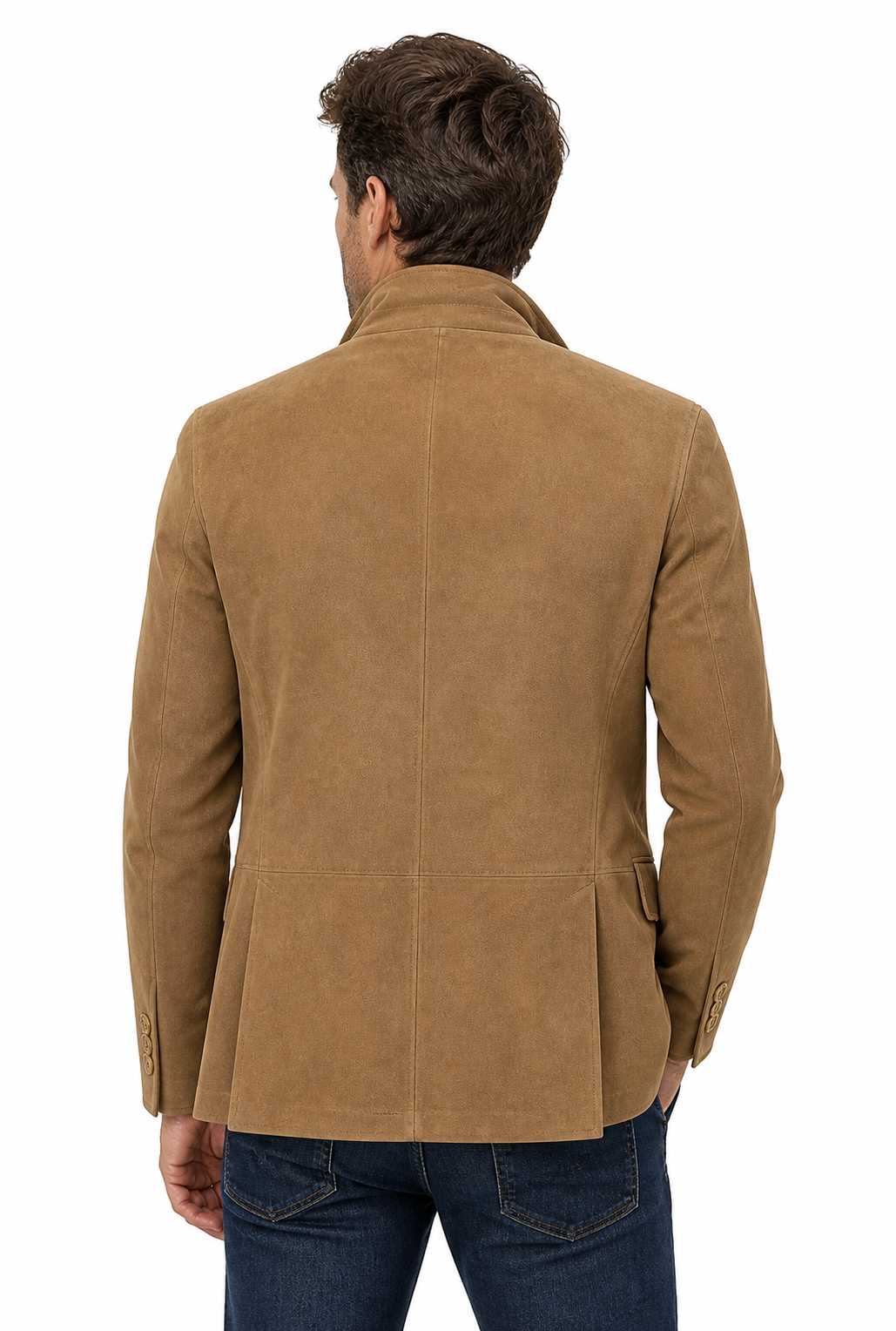 Carter | Men's Blazer Single-Button Notched Lapel Structured Tailored Smart Formal Occasion Business Refined Layering Modern