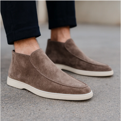 Men's Classic Slip-On Suede Loafers