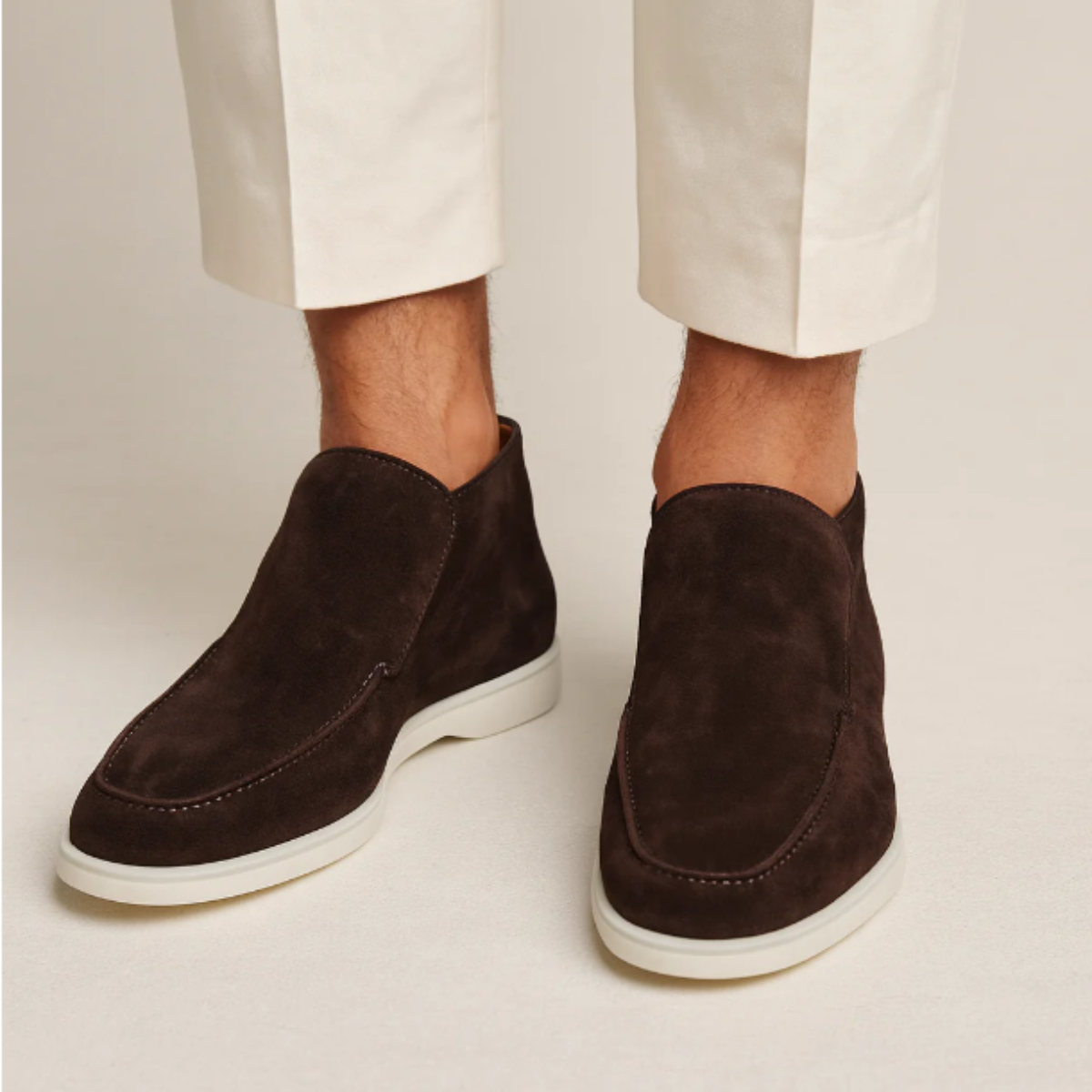 Men's Classic Slip-On Suede Loafers
