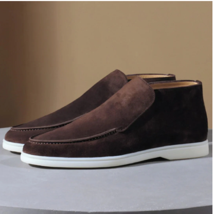 Men's Classic Slip-On Suede Loafers