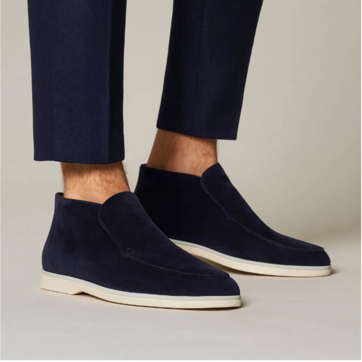 Men's Classic Slip-On Suede Loafers