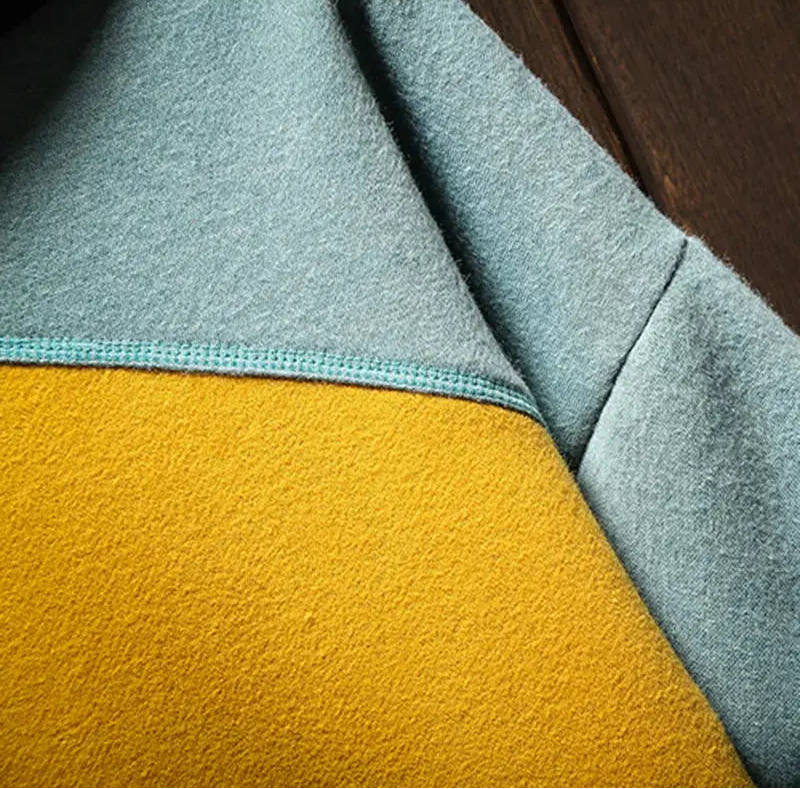 Men’s Color-Block Hooded Sweatshirt