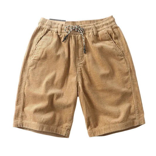 Men's Corduroy Drawstring Shorts
