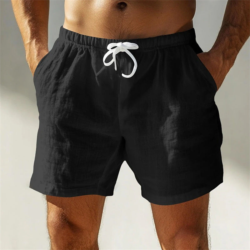 Men's Cotton Loose Fit Breathable Summer Shorts