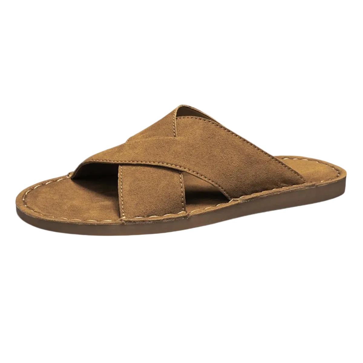 Men's Cross Strap Slide Sandals