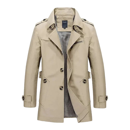 Men’s Double-Breasted Trench Coat