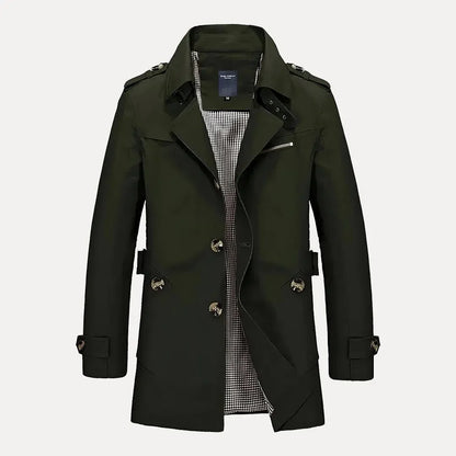Men’s Double-Breasted Trench Coat