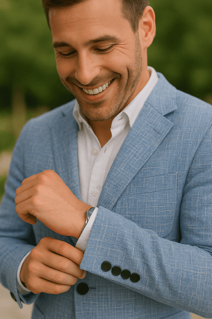 Men's Elegant Two-Piece Summer Suit